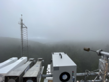 cloud water collectors during the CCWaC intercomparison campaign on Mt. Schmücke