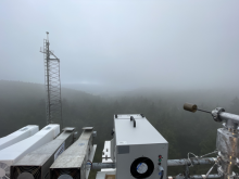 cloud water collectors during the CCWaC intercomparison campaign on Mt. Schmücke